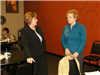 Two female members of Family and Children First Council
